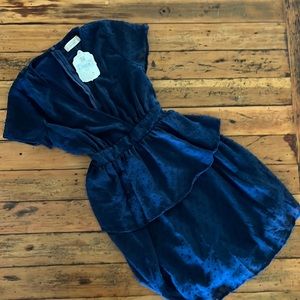 Altar’d State size small navy dot dress, NWT